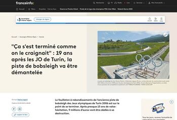  La piste de bobsleigh de San Sicario Pariol, à l'abandon depuis 15 ans, va être détruite. Sa construction avait coûté 110 millions d'euros en 2006 pour les jeux olympiques de Turin 2006. Un prix élevé pour l'organisation, au total, d'une quinzaine d